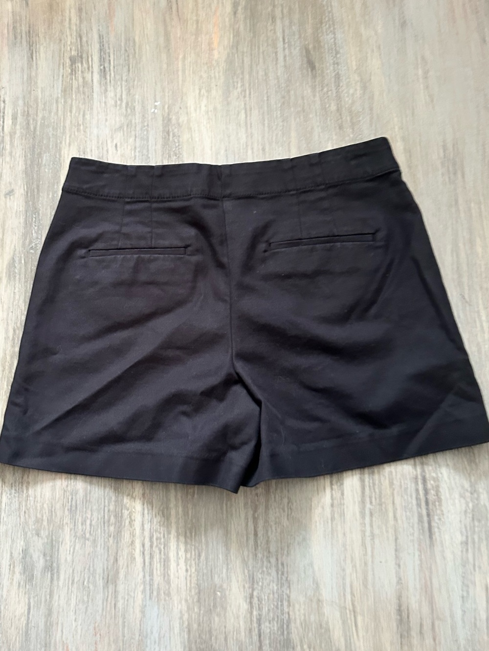 Ann Taylor Black High-Waist Button Shorts - Picture 4 of 4